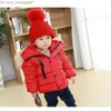 Manteau enfant en bas âge fille vêtements d'hiver garçons doudounes enfants manteau avec fourrure épais manteaux à capuche bébé Parkas filles habit de neige enfants tenues233Y Z230721