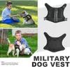 Coleiras para cães Trelas Táticas para Gatos Treinamento de Serviço Ao Ar Livre Ajustável Colete para Animais de Estimação Confortável Patrulha Militar com Alça para Pequeno 230720
