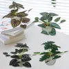 Fleurs décoratives 1Pc Bureau Table En Pot Petit Arbre Simulé Pot Plantes Mini Bonsaï Artificiel Faux Vert Salon Jardin Décor
