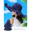 Brede rand hoeden mode zomer dameshoed grote velg zon zonnebrandcrème opvouwbaar strand coole uv bescherming gezicht masker panama