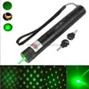 Högdriven laserpekare ficklampa 303 Strats Gröna ljusmönster Beam Teaching Indicator Stick Sight Pen Cat Toy Entertainment Outdoor Adventure Instruktion