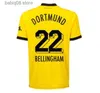 Haller Soccer Jersey Fan Fan Player Reus 23 24 Dortmund 2023 2024 Shirt di calcio Bellingham Men Kids Reyna Brandt Schlotterbeck Adeyemi Moukoko Black Speciale T230720