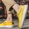 Geklede Schoenen Plus Maat 40-48 Heren Casual Schoenen Platte Outdoor Heren Sneakers Lichtgewicht Bootschoenen Rijden Loafers Ademende Mannen Canvas Schoenen 230720