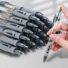 Roise Retractable Gel Pensセットブラック/レッド/ブルーインクボールポイント補充のためのオフィスアクセサリー学用品用文房具