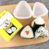 2 pçs/set faça você mesmo molde de sushi onigiri bola de arroz prensa de comida triangular fabricante de sushi molde kit de sushi cozinha japonesa bento acessórios