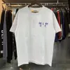 Camiseta masculina de verão moda masculina designers departamento camisetas tshirts soltos mangas curtas tops de hip hop de luto de rua