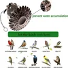 Garden Decorations Metal Owl Hummingbird Feeders For Outdoors Hanging Iron Wild Bird Feeder Parrot Parakeets Accessories Backyard Decor Gift 230721