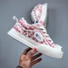 Ouder leende canvas skate skor herrar kvinnor låg topp läder sneakers rosa traugh tassel övre plattform hålla simle marinblå vit svart storlek 35 grå sporttränare