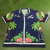 Mannen Trainingspakken CASABLANCA Shorts Shirt Set Mannen Vrouwen Hawaii Beach Seaside Vakantie Korte Pak Kleding Gym 230720