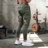 Męskie spodnie Cargo Slim Fit Joggers Multi-Pieszenia Kamuflage Man Trening Presspants Spodnie z kieszeniem na suwak