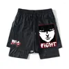 Men's Shorts Anime Baki 2 w 1 sport