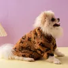 Classique Vieux Style Fleur Chien Vêtements Marée Marque Hiver Lourd Pet Veste Manteau Méthode Lutte Teddy Vêtements Pet Laine D'agneau Coton Chaud 287H