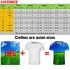 Men's T-Shirts 3D Tshirt Free Custom Made Name Number Text Po T-shirt Nation Flag Country College Img Team Whole Body All Print Clothes 230720