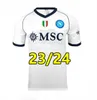 23 24 SSC Napoli Camisas de futebol KVARATSKHELIA LOZANO OSIMHEN ANGUISSA Nápoles Camisa de futebol POLITANO MAGLIA MERTENS MARADONA 2023 2024 MINJAE camisa