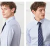 Men's Dress Shirts Sizes S-6XL 9 Color Shirt Windsor Collar Long-sleeved Slim Business Casual Non-ironing Twill Nice Plain