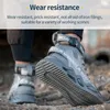 Sicherheitsschuhe Sommer-Arbeitssicherheitsschuhe High-Top-Sicherheitsschutzschuhe Unzerstörbare Anti-Smash-Stahlkappen-Arbeitsstiefel Anti-Pannen-Sneaker 230720