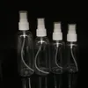Bottiglie spray vuote da viaggio trasparenti portatili 10ml 20ml 30ml 50ml 60ml 80ml 100ml plastica PET cosmetico profumo atomizzatore fiala DHL Shipp gratuito Iivv