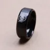 Anello da uomo in acciaio inossidabile con segno nero Ohio State University di nuovo arrivo Anello maschile Ring253B