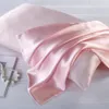 2pcs 22 Momme Silk Pillowcase 100％Nature Mulberry Silk Pillow Case Cover with Hidden Zipper Soft Health Satin Pillowcase278f