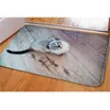 Tapijten Retro Fun Vloermat Waterdicht Grappige Leuke Kat Puppy Gedrukt Patroon Vloermat Slaapkamer Tapijt antislip Keuken Badkamer Alfombras R230720