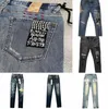 TopKsubi Designer Jeans Violet Jean Hommes Rise Élastique Hommes Vêtements Serré Skinny Jeans Designer Mode G8wb # top