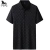 Men's Polos polo shirt men high quality summer Ice silk Men's Short-sleeved polo shirt fringe stripes business casual mens polo shirt999 230720