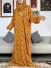 Roupas étnicas Neswest Muslim Rayon Abayas Para Mulheres Ramadan Oração Dubai Turquia Oriente Médio Femme Robe Floral Solto Vestido Africano Turbante Conjunto 230720