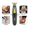 Clippers Trimmers MLG Washable Rechargeable Electric Shaver Beard Razor Body Trimmer Men Shaving hine Hair Face Care Cleaning Beard clippers x0728