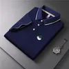 Polo's Golfshirt voor heren Quickdrying Ademend bedrijf Polo Zomer Hoogwaardige Kort Kwaliteit Korte mouw Top Malbon Wear T -shirt 23 114