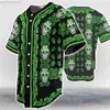 Chemises décontractées pour hommes Motif Couleur Crâne Tête Baseball Jersey Baseball Jersey Chemises 3D Imprimé Hommes Chemise hip hop Tops L230721