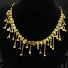 Pendanthalsband Mandi Exklusiv original Design Gold Bead Tassel Women's For Party Light Luxury Plated Non-B-blekande smyckekedja