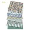 Tessuto stampato twill tessuto di cotone verde pisello serie di colori vestiti patchwork per cucito fai da te quilting biancheria da letto per bambini materiale 230720