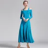 Stage Wear Sexy Women Ballroom Dance Dress Standard Modern Dancewear Costumi Waltz Dance Practice Clothes