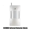 Beveiligingsalarm 433MHZ Draadloze IR Infrarood Detector Alarm 110ﾰ PIR Raam Deur Anti-Diefstal Sensor voor Winkel Huisdier Thuis
