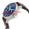 Top Quality Luxury Wristwatch Big Pilot Midnight Blue Dial Automatic Men's Watch 46MM Mens Watch Watches281V