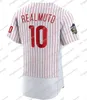 커스텀 트레아 터너 브라이스 3 Harper Jerey Rhys Hoskins Bryson Stott Kyle Schwarber J.T. Realmuto Alec Bohm Nick Castellanos Zack Wheeler Aaron Nola Marsh Jerseys