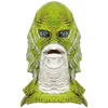 Party Masks Monster Fish Creature Mask Halloween Dress Up Latex Novely Costume Rubber Full Head 230721