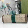 Designer pochette hommes femmes luxes sac à main styliste de mode sac à main sacs de maquillage vintage avec sangle rayée rouge-vert classique