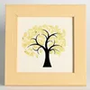 New Raw chip Stone Crystal Tree of Life Pattern Wooden Picture Frame Table Home Fashion 7 Chakra Accessories Festive Display Ornaments Gift