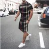 Agasalhos masculinos são camisetas de verão shortsconjuntos casuais soltos superdimensionados Top Casal Roupas esportivas Hip Hop Streetwear Roupas da moda Terno 230720