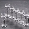 Verres à vin Un ensemble de 6 verres sans plomb fabriqués à la machine de 0,3 / 0,5 onces pour les liqueurs chinoises 10 ml / 15 ml seront utilisés