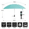 Inverse Entièrement Automatique Parapluie Pluie Femmes Hommes Coupe-Vent 3 Pliage Grand Noir Revêtement Soleil Parapluie En Plein Air Mode Parapluies 2103201960