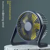 Ventilador usb mini silencioso de 5 polegadas ventoinha grande mesa de computador de escritório portátil pequeno ventilador elétrico em dormitório estudantil