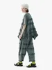 Pantalon femme s imakokoni original 2023 été fleur lourde gris tricot dentelle cuisse pantalon décontracté 234144 230720