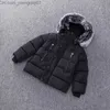 Casaco Criança Menina Roupas de Inverno Meninos Jaquetas Crianças Casaco com Pêlo Grosso Casacos com Capuz Bebê Parkas Meninas Macacão de Neve Roupas Infantis233Y Z230721