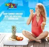 Inflatable Pool Ice Bar Floating ice serving Buffet Bar Salad Food Drink Tray Cooler Container for Water Party Pub Beach swimming Pool Bucket Cup Holder