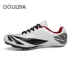 Safety Shoes Douliya Herrarna Track and Field Shoes Spikes Running and Sprinting Shoes Women's Professional Long Jump Shoes 230720