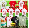 Kids Kit en volwassen voetbalshirts sets met sokken 23 24 Bayern thuis uit derde doelman NEUER DE LIGT TEL SANE 2023 2024 voetbalshirt HERNANDEZ jongens uniform