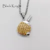 Pendant Necklaces Black Knight 2 Tone Table Tennis Bat Necklace Men Fashion Stainless Steel Gym Ping-pong Jewelry BLKN0662214A