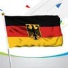 90 150 cm große deutsche Staatsflagge – lebendige Farben und UV-beständig – 100 % Polyester, Deutschland-Adler-Banner mit Messingösen206H